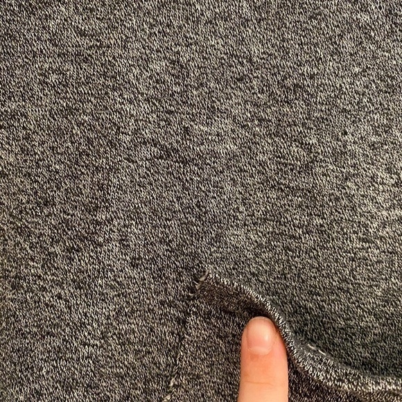 THE FIFTH marled grey sweater t-shirt with front pocket - size xs - Picture 3 of 7